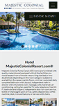 Mobile Screenshot of majesticcolonialresort.com